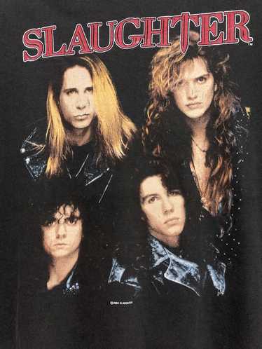 Vintage vintage Slaughter 90s Rock Metal Tour Conc