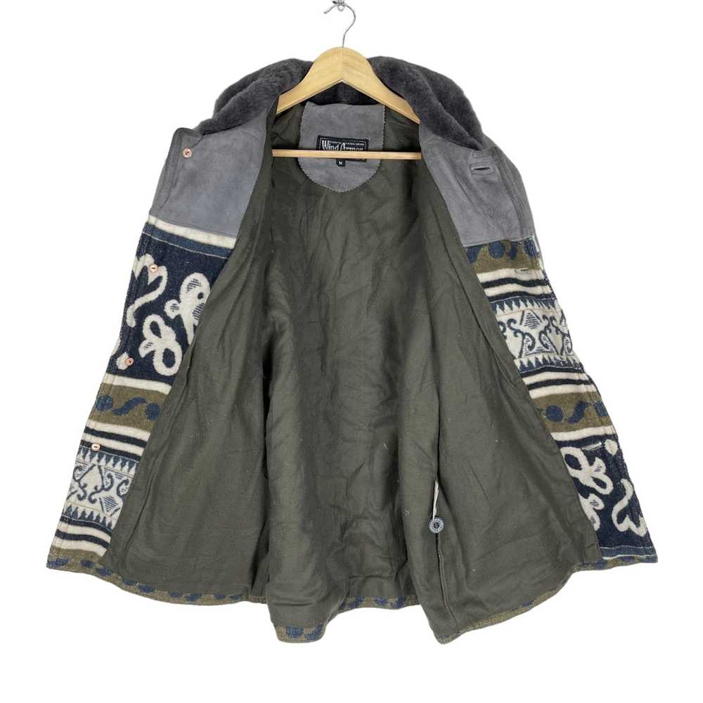 Japanese Brand × Leather Jacket × Vintage 🌟WIND … - image 7