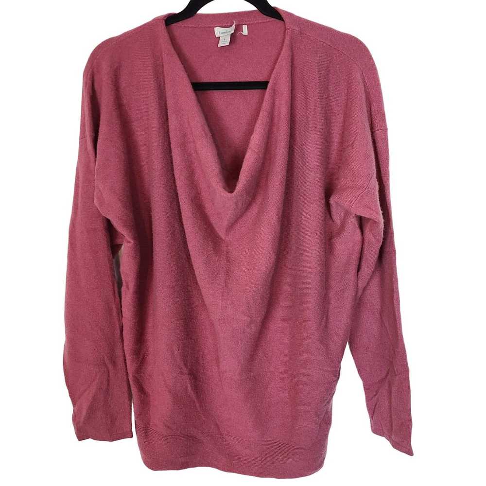 Other Sundance Womens L Pink Long Sleeves Cowl Ne… - image 2