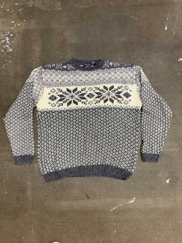 Coloured Cable Knit Sweater × Vintage Vintage Snow