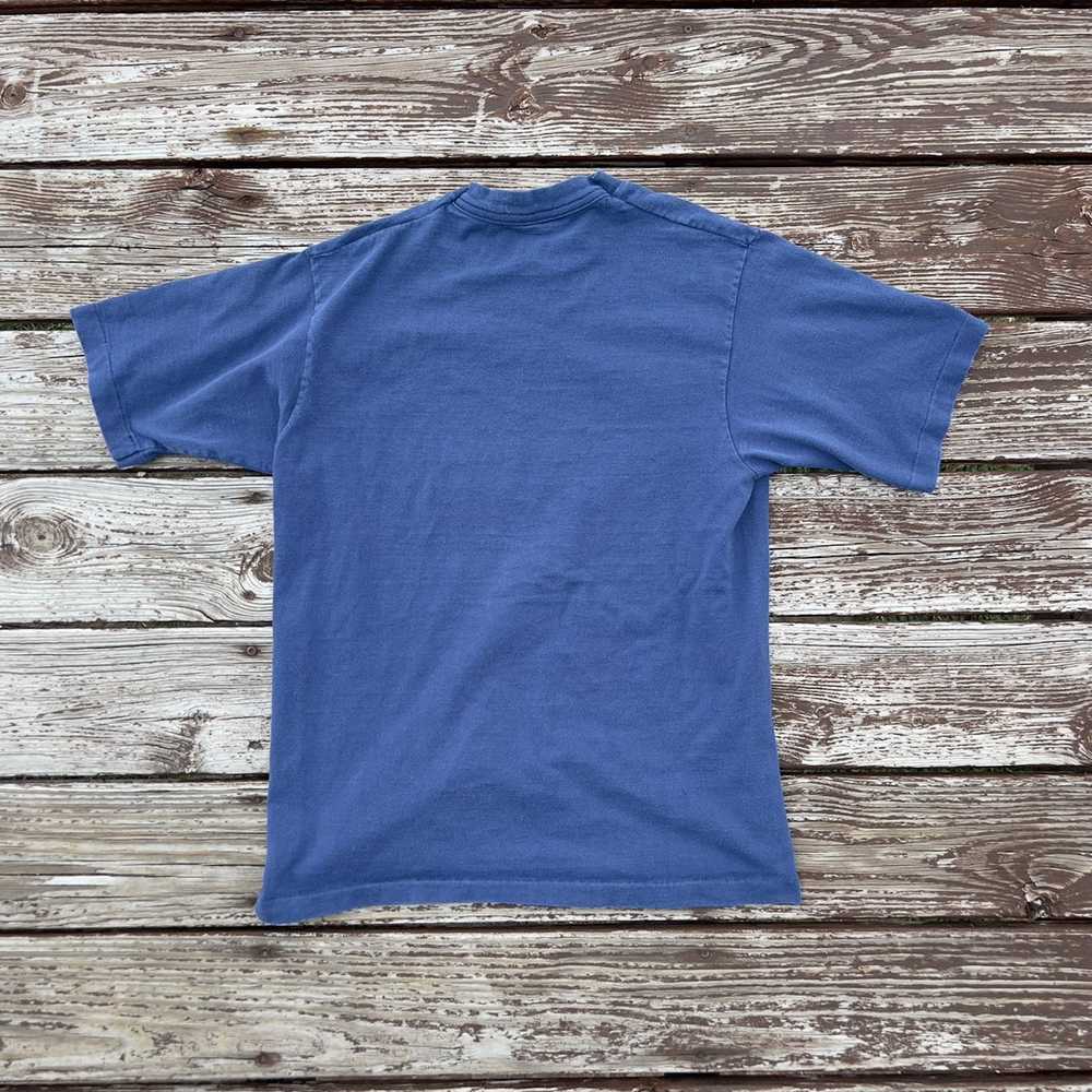 Vintage Vintage Single Stitch Faded Blue T-Shirt … - image 3