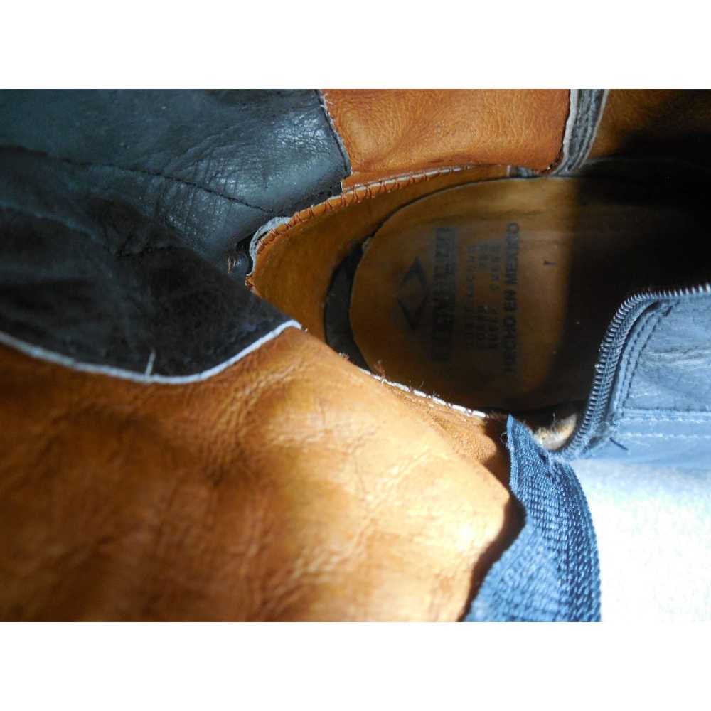 Handmade Innovations Boots Men Sz 27 Mex 8 Men Bl… - image 10