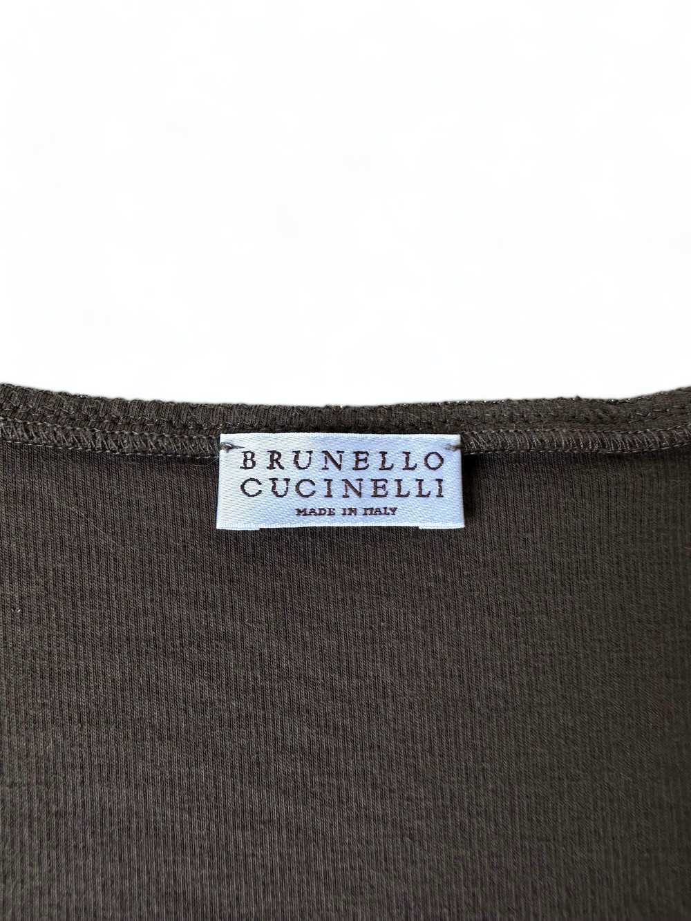 Brunello Cucinelli Brunello Cucinelli V Neck Brow… - image 4