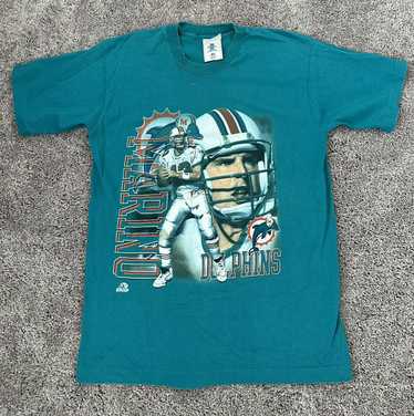 Vintage NFL (Logo Athletic) - Miami Dolphins Single Stitch T-Shirt 1993 Large