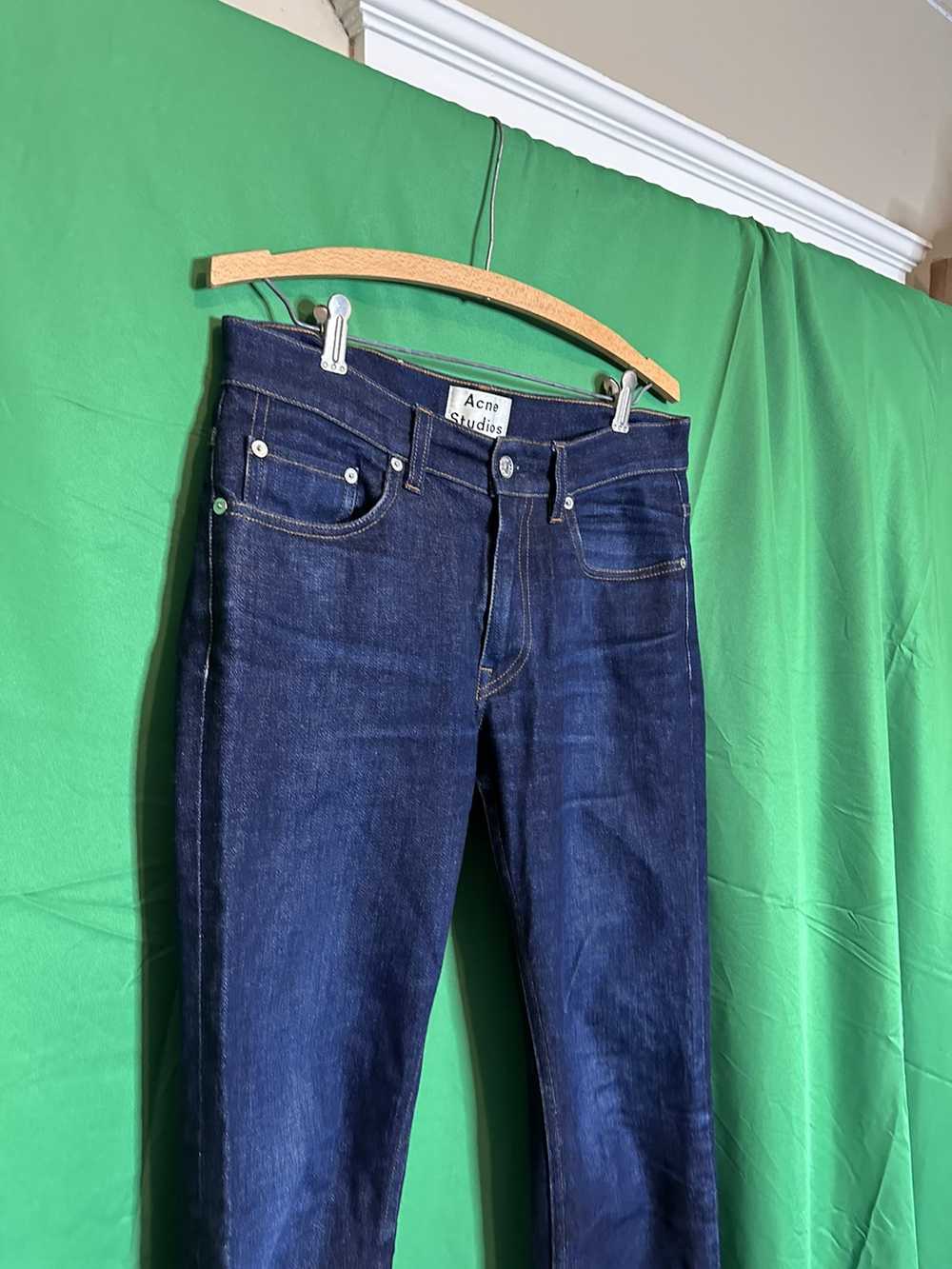 Acne Studios Ace model slim blue jeans made in It… - image 2
