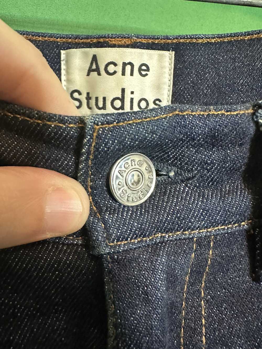 Acne Studios Ace model slim blue jeans made in It… - image 5