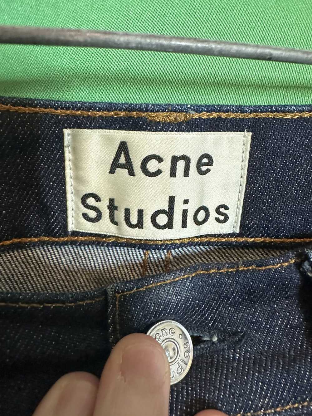 Acne Studios Ace model slim blue jeans made in It… - image 9