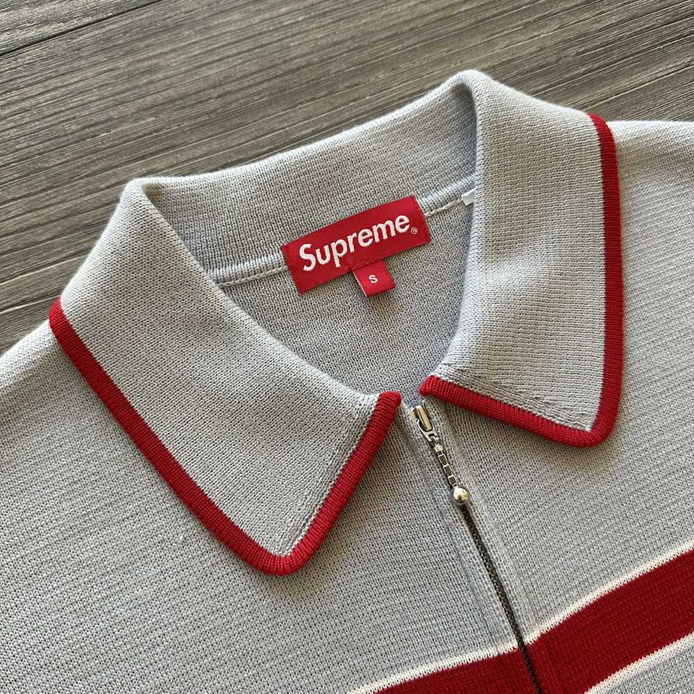 Supreme Supreme Chest Stripe Zip Up Cardigan - image 3