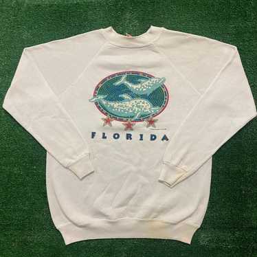 1990s Coastal Wear Vintage Dolphins Florida Nature Graphic T-shirt –  Bandana Boy Vintage Supply