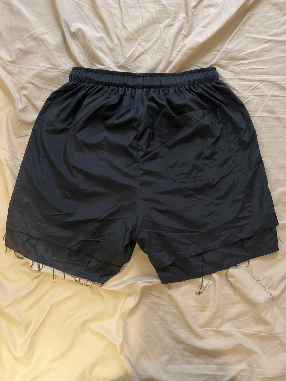 424 On Fairfax Raw Hem Layered Shorts - Black - image 2