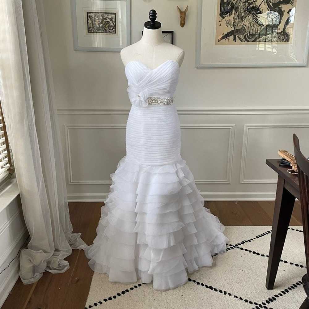 Other Eden Mermaid Style Strapless White Wedding Dres… - Gem