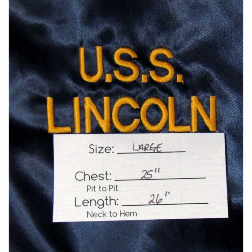 Other Vintage US Navy USS Abe Lincoln Jacket Coat… - image 3