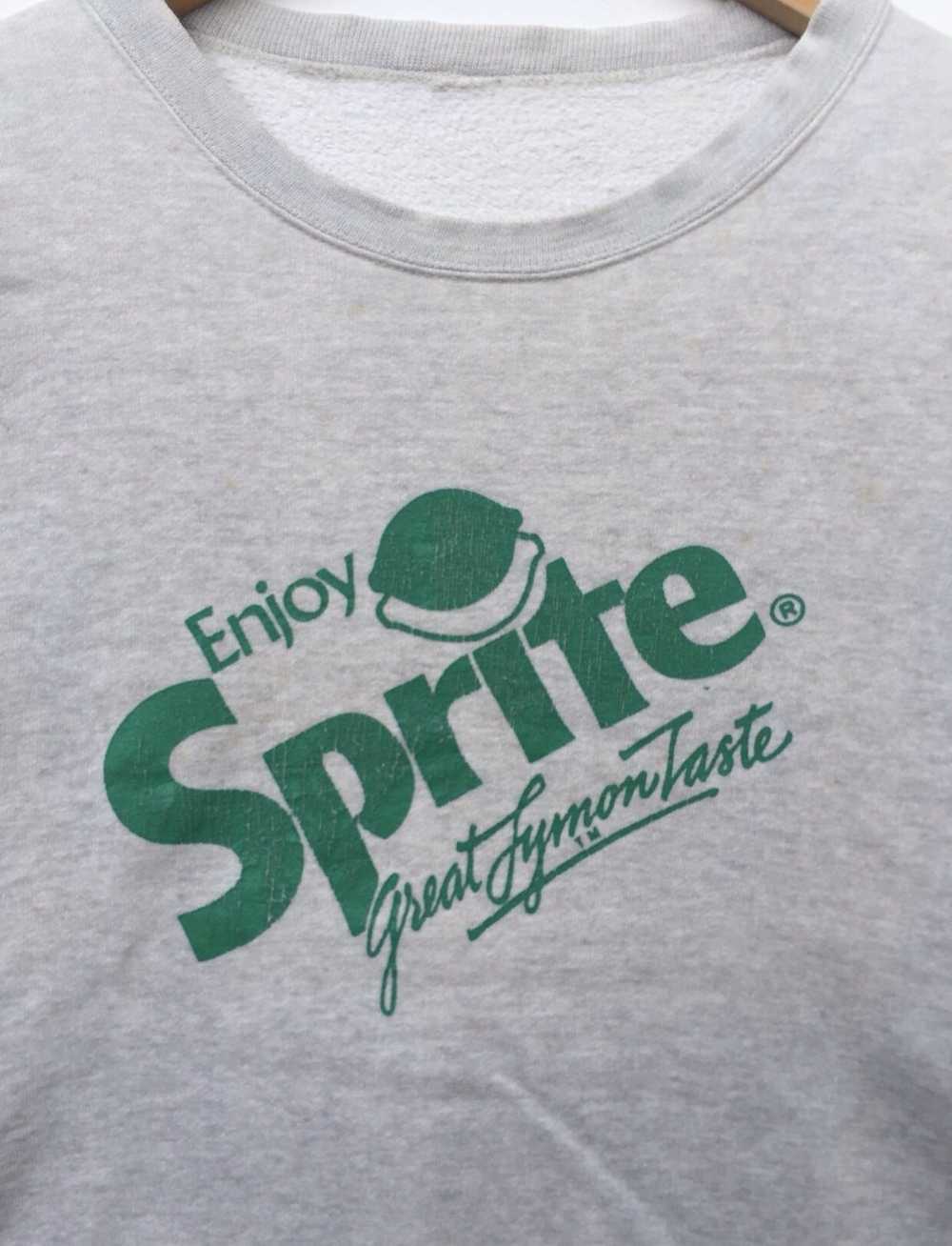 Vintage ENJOY SPRITE DRINKS SWEATSHIRT - image 3