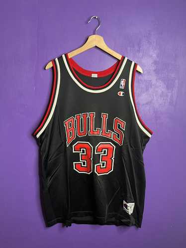 NWT Scottie Pippen Champion Jersey 44 Large Chicago Bulls 50th Anniversary  Gold