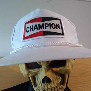 Hat × Trucker Hat × Vintage Vintage Champion Spar… - image 1