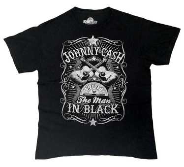 Band Tees × Vintage JOHNNY CASH The Man in Black … - image 1