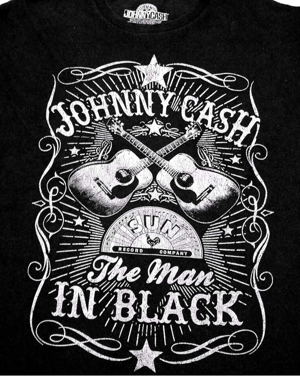 Band Tees × Vintage JOHNNY CASH The Man in Black … - image 3