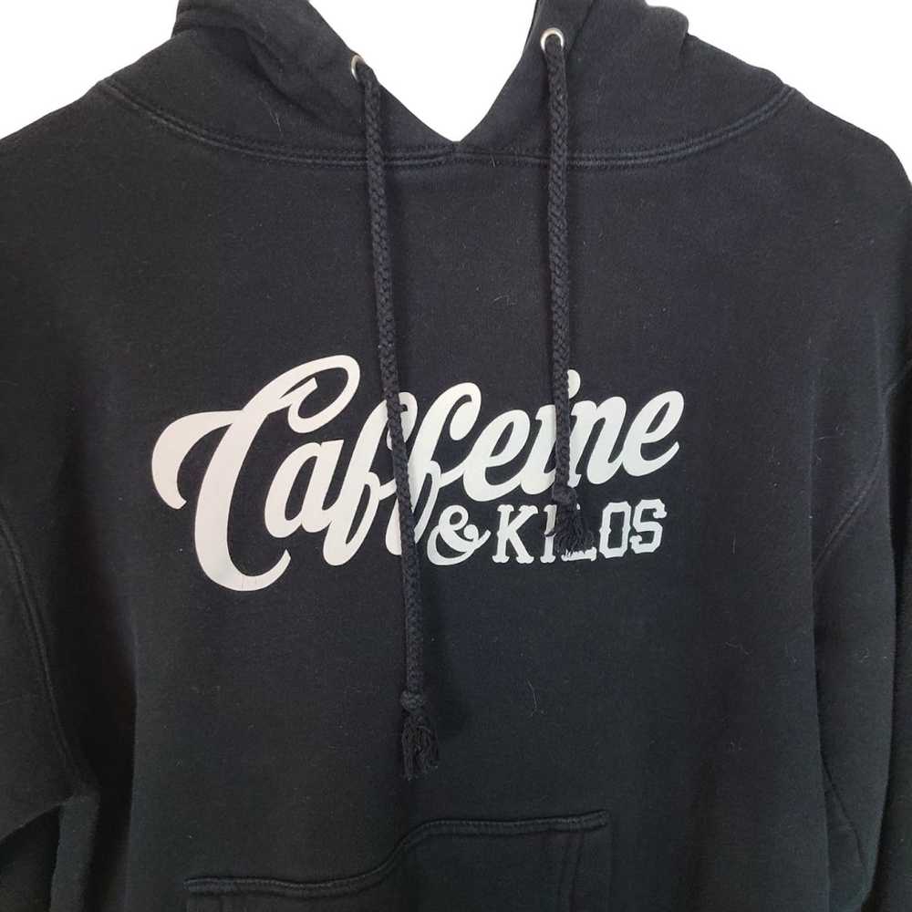 Other Caffeine & Kilos Mens S Black Logo Hoodie S… - image 2