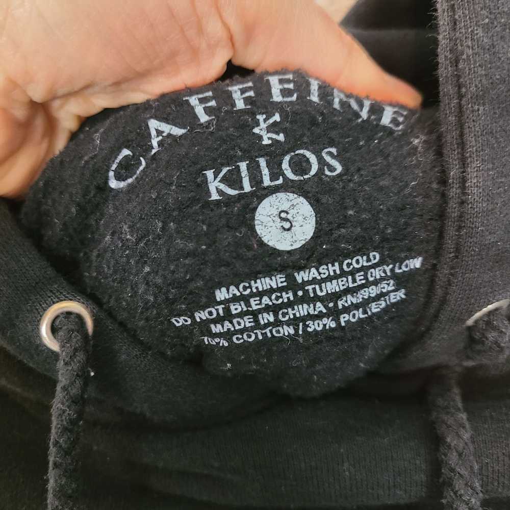 Other Caffeine & Kilos Mens S Black Logo Hoodie S… - image 5