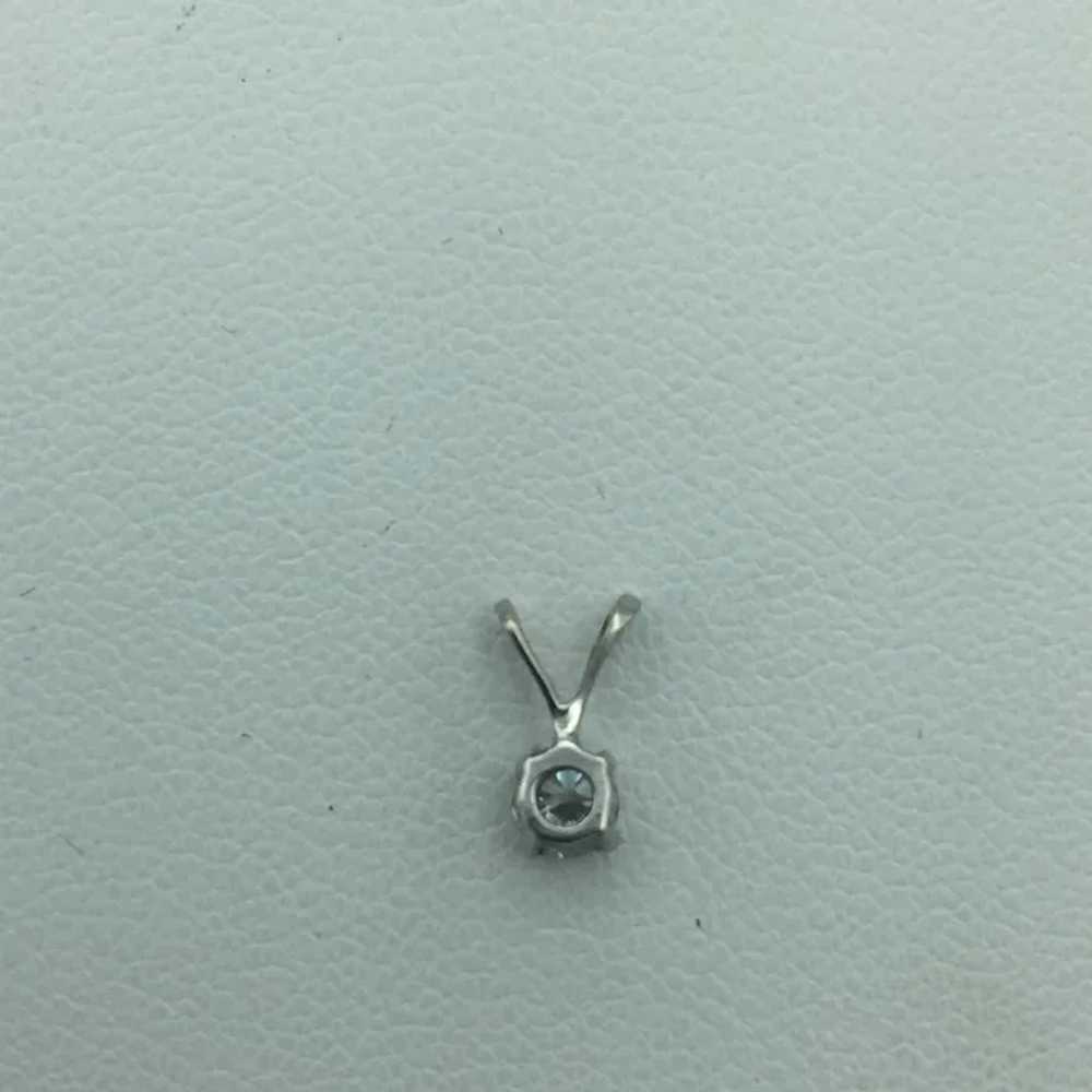 14KW Diamond Pendant - image 3