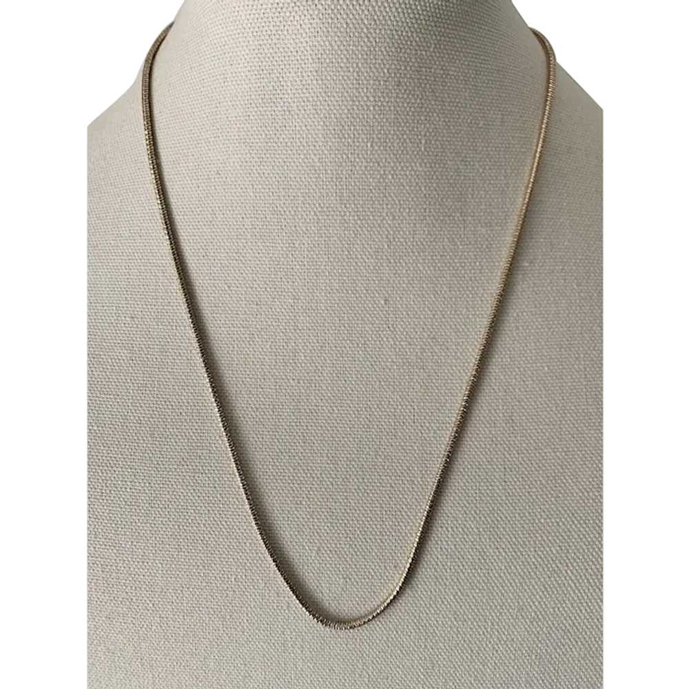 Very Pretty Sterling Chain Necklace - Slightly Go… - image 1