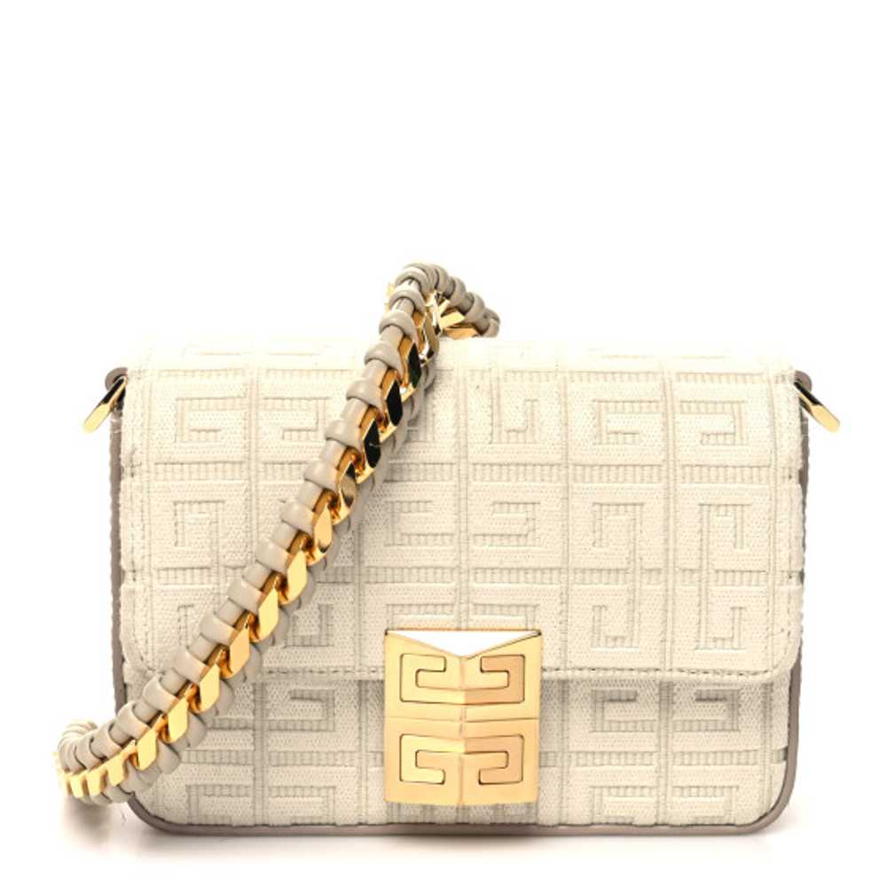 GIVENCHY Canvas Embroidered Small 4G Woven Chain … - image 1