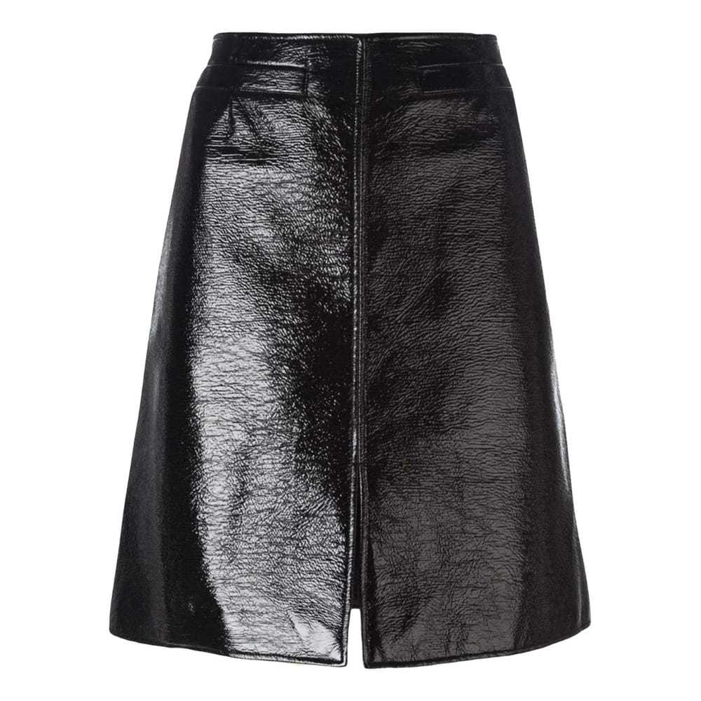 Courrèges Leather mini skirt - image 1