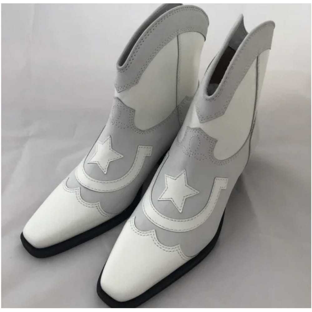 Ganni Leather western boots - image 2