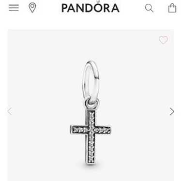 Cross pandora charm - Gem
