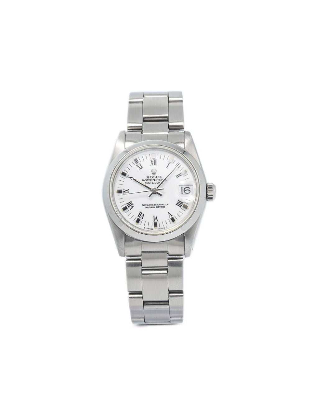 Rolex pre-owned Datejust 30mm - White - image 1