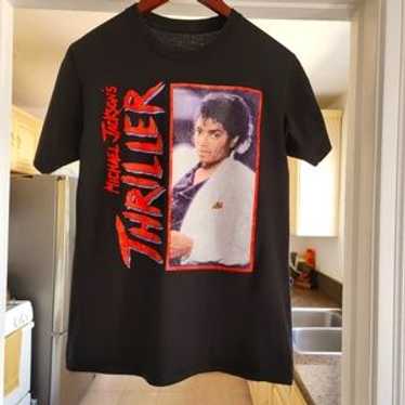 稀少サイズ XXL Michael Jackson Thriller Tシャツ Michael Jackson Thriller T-Shirt Men's Size XS Black Short