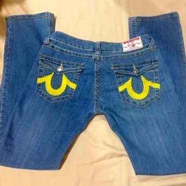 TRUE RELIGION デニム joey super T 31.34 Vintage True Religion Joey Super T Size 28 - Gem