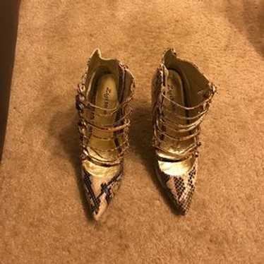 Snake Print Booties By Zigisoho From Bakers - image 1