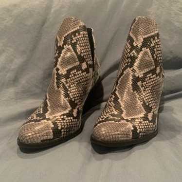 Coconuts By Matisse Snakeskin Trader Wester Bootie - image 1