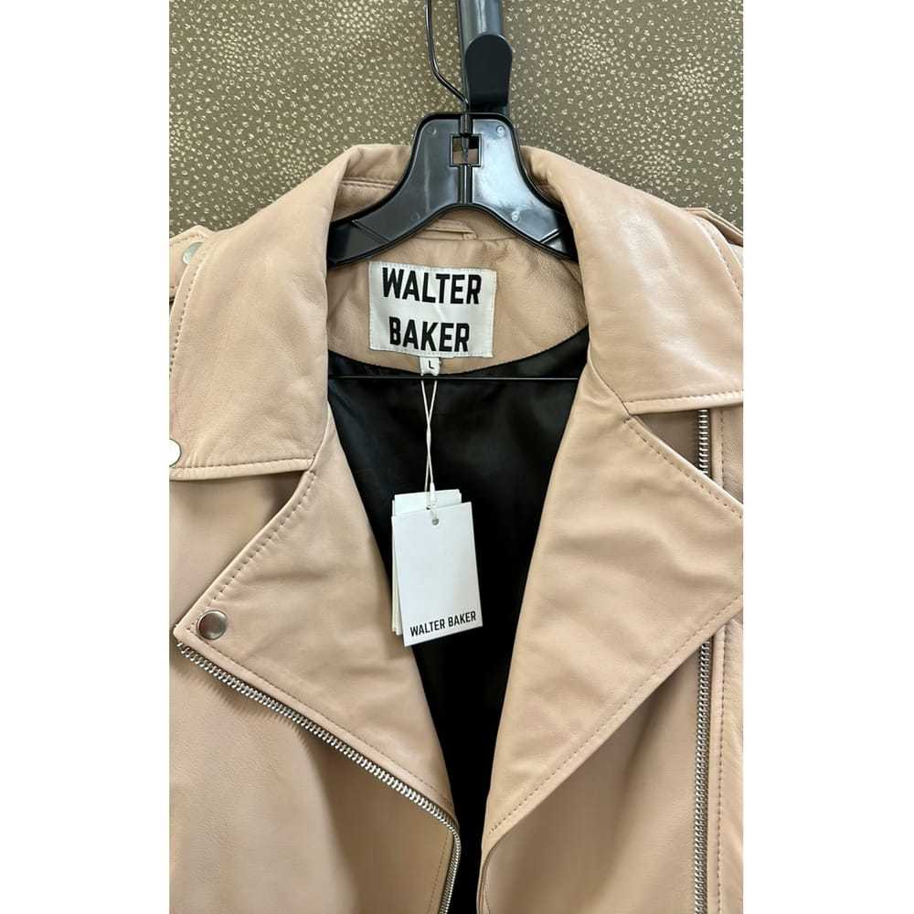 Walter Baker Leather biker jacket - image 3