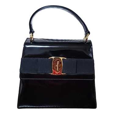 Salvatore Ferragamo Patent leather clutch bag - image 1