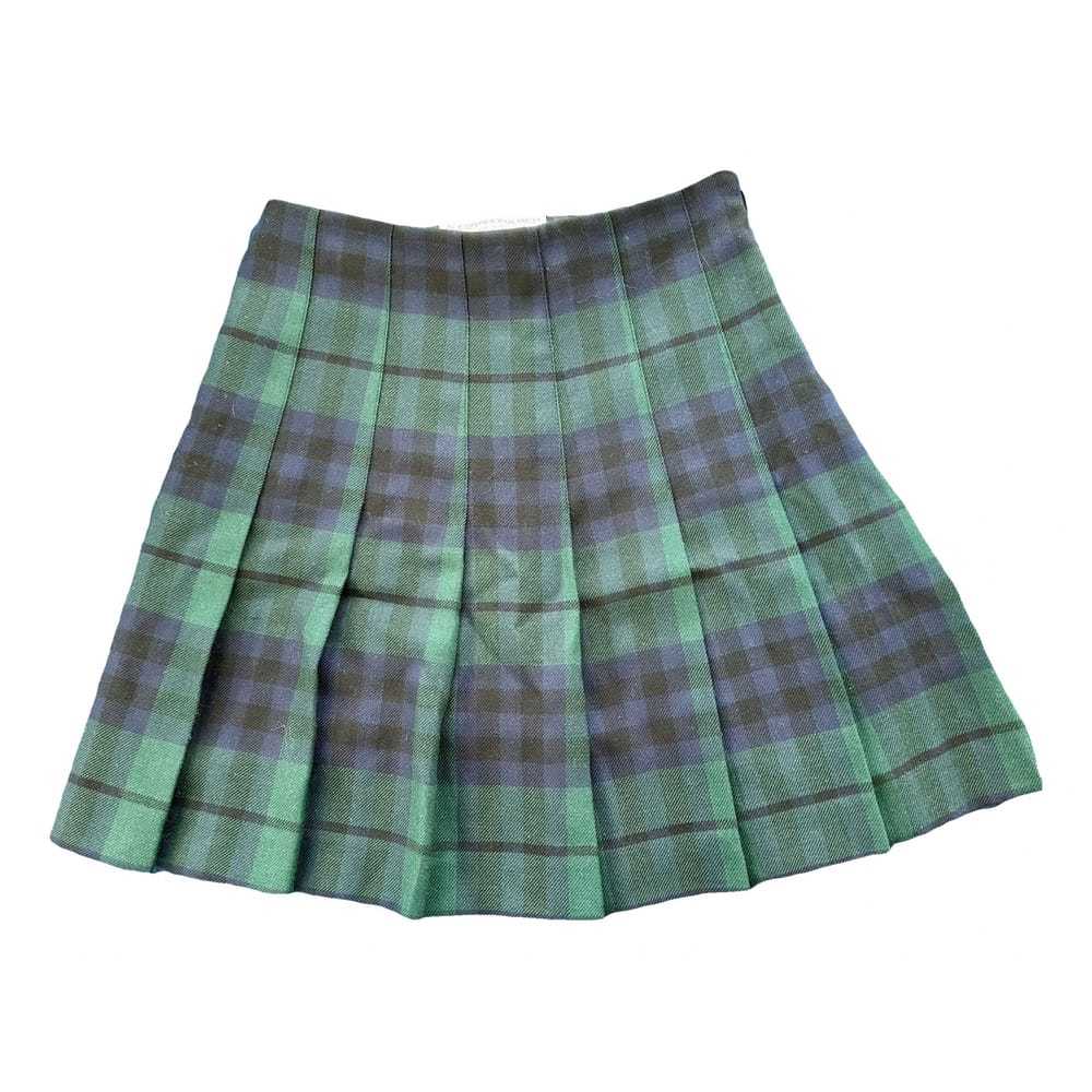 Alessandra Rich Wool mini skirt - image 1