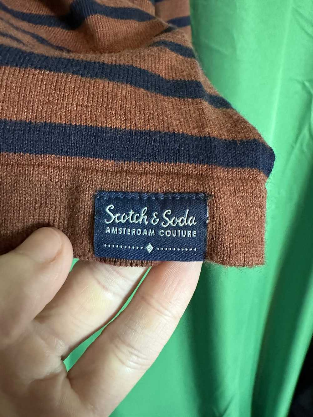 Scotch & Soda Striped cotton & wool knit grunge l… - image 4