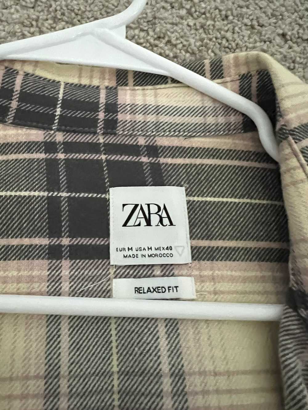 Zara Zara Relaxed fit Flannel - image 3