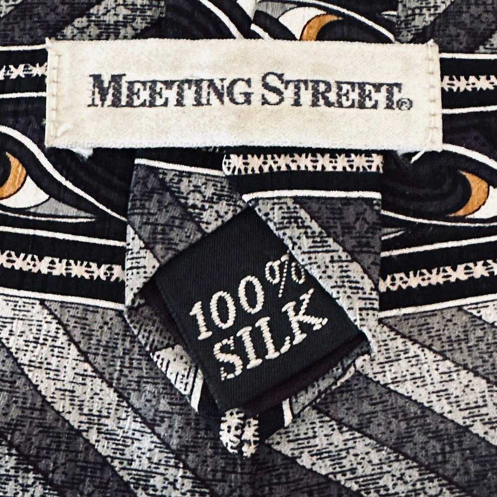 Streetammo Meeting Street NeckTie Grey and Black … - image 3