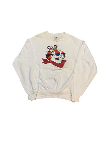 Vintage 80's Detroit Tigers Logo // womens american appareL Athletic Crop  Sweatshirt osfm