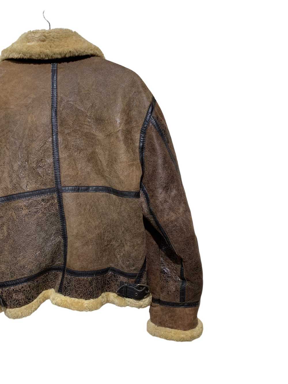 B 3 × Sheepskin Coat × Usaf 🔥VTG SHEEPSKIN COATS… - image 6