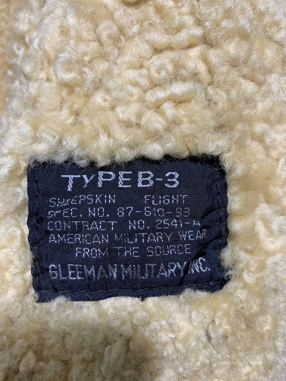 B 3 × Sheepskin Coat × Usaf 🔥VTG SHEEPSKIN COATS… - image 7