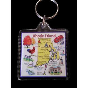 Vintage Very unique Rhode Island Vintage keychain - image 1