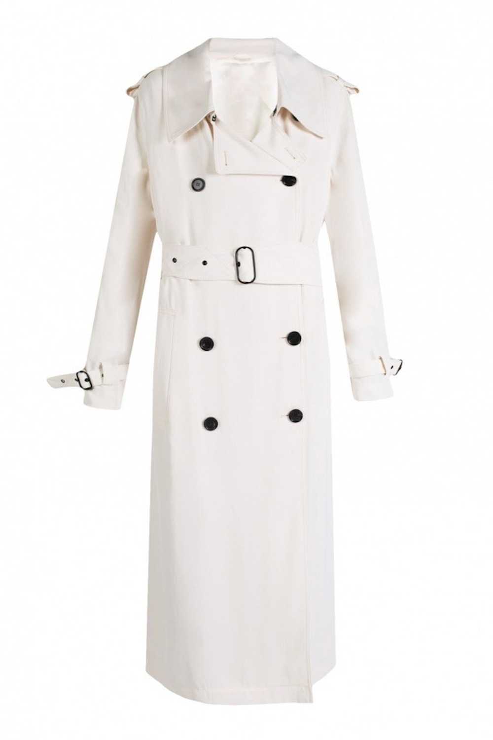 Acne Studios Cream white lucia trench coat ss17 r… - image 2
