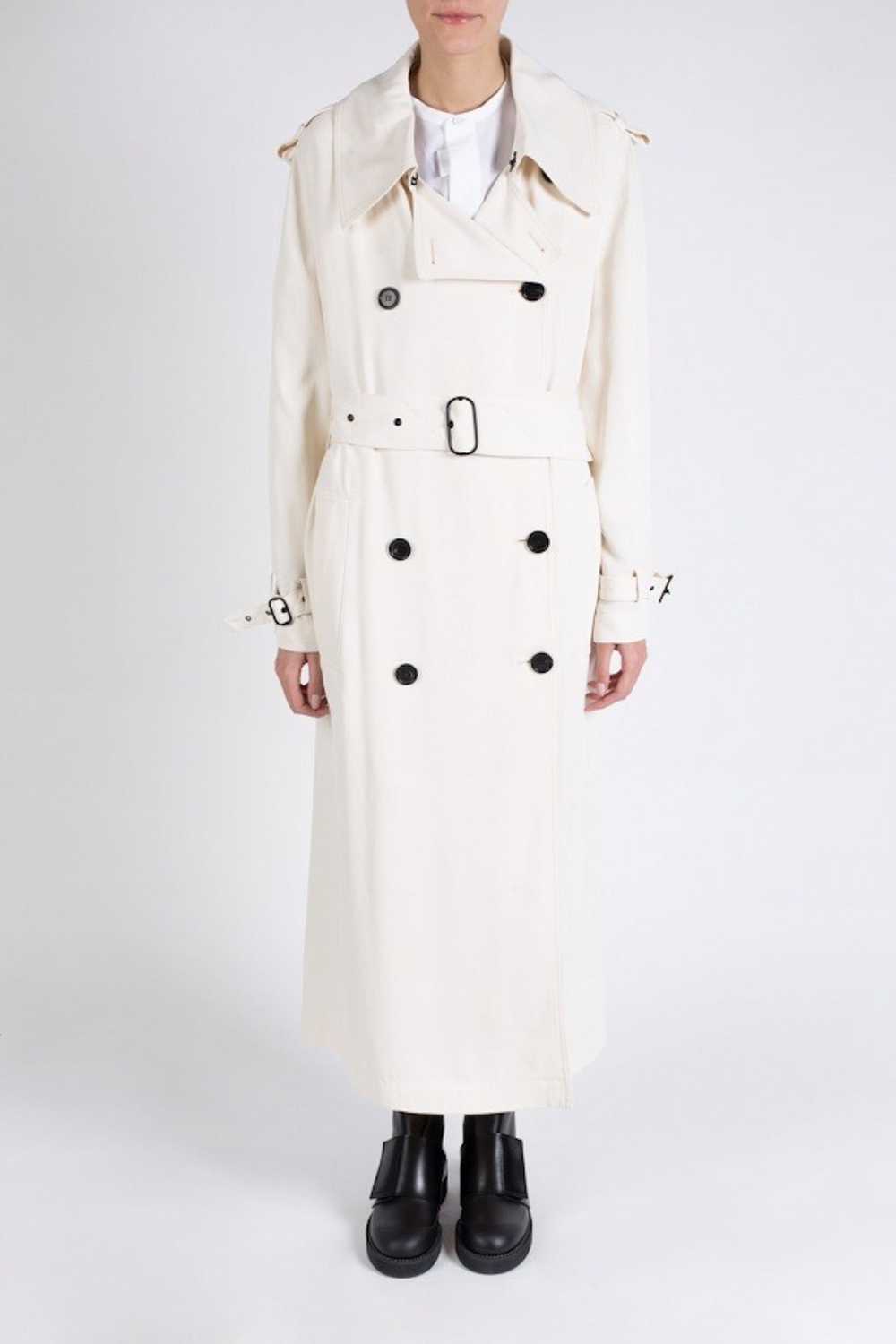 Acne Studios Cream white lucia trench coat ss17 r… - image 3