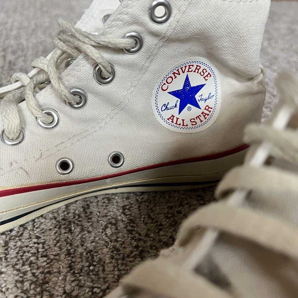 Designer Vintage 80s Converse Chuck Taylor White … - image 2