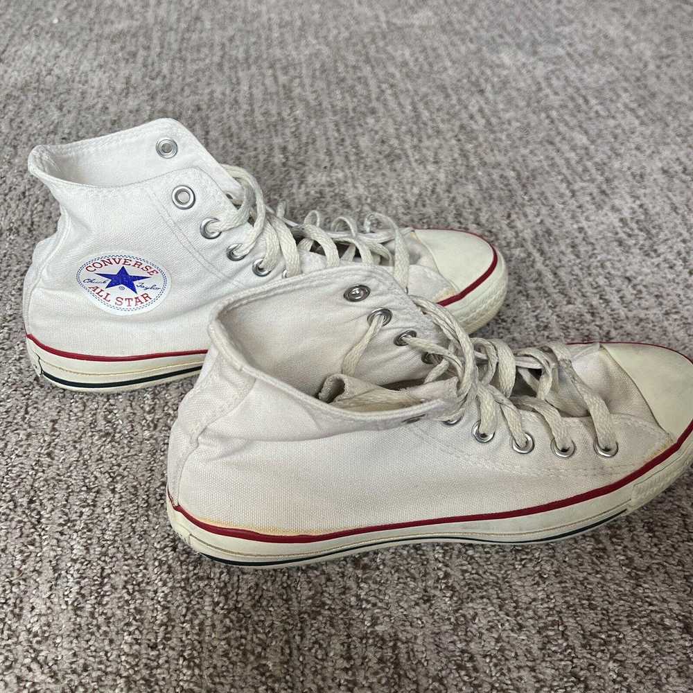 Designer Vintage 80s Converse Chuck Taylor White … - image 3