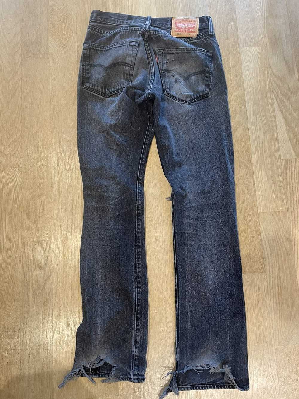 Levi's × Vintage Faded black Levi's 501 - image 2