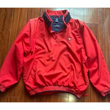 Vadel VTG Vantage Pull-Over Stylish Red Jacket w/ 